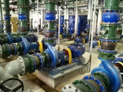 清水離(lí)心泵使用現場