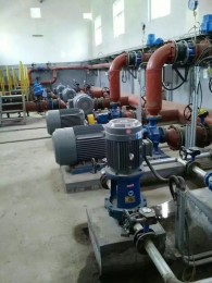 清水離(li)心泵使用(yòng)現場