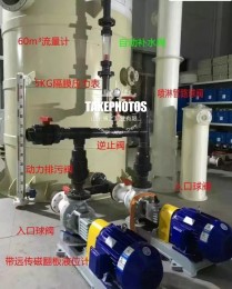 化工泵(bèng)使用現場